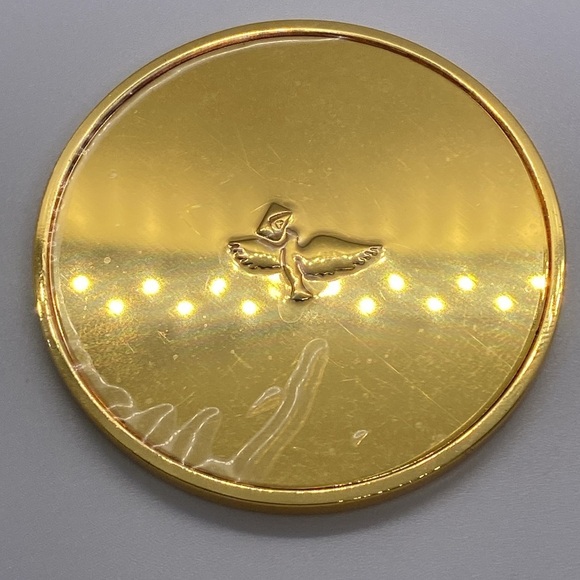 Tory Burch Limited Edition Compact Gold Pocket Mirror•NWOT - Picture 3 of 4